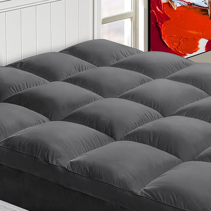 Cooling Mattress Topper Twin XL for Back Pain, Extra Thick Mattress