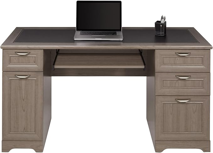 Magellan 59"W Manager's Computer Desk, Gray
