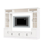 98" Wall Unit TV Stand with LED Lights for TVs up to 80"