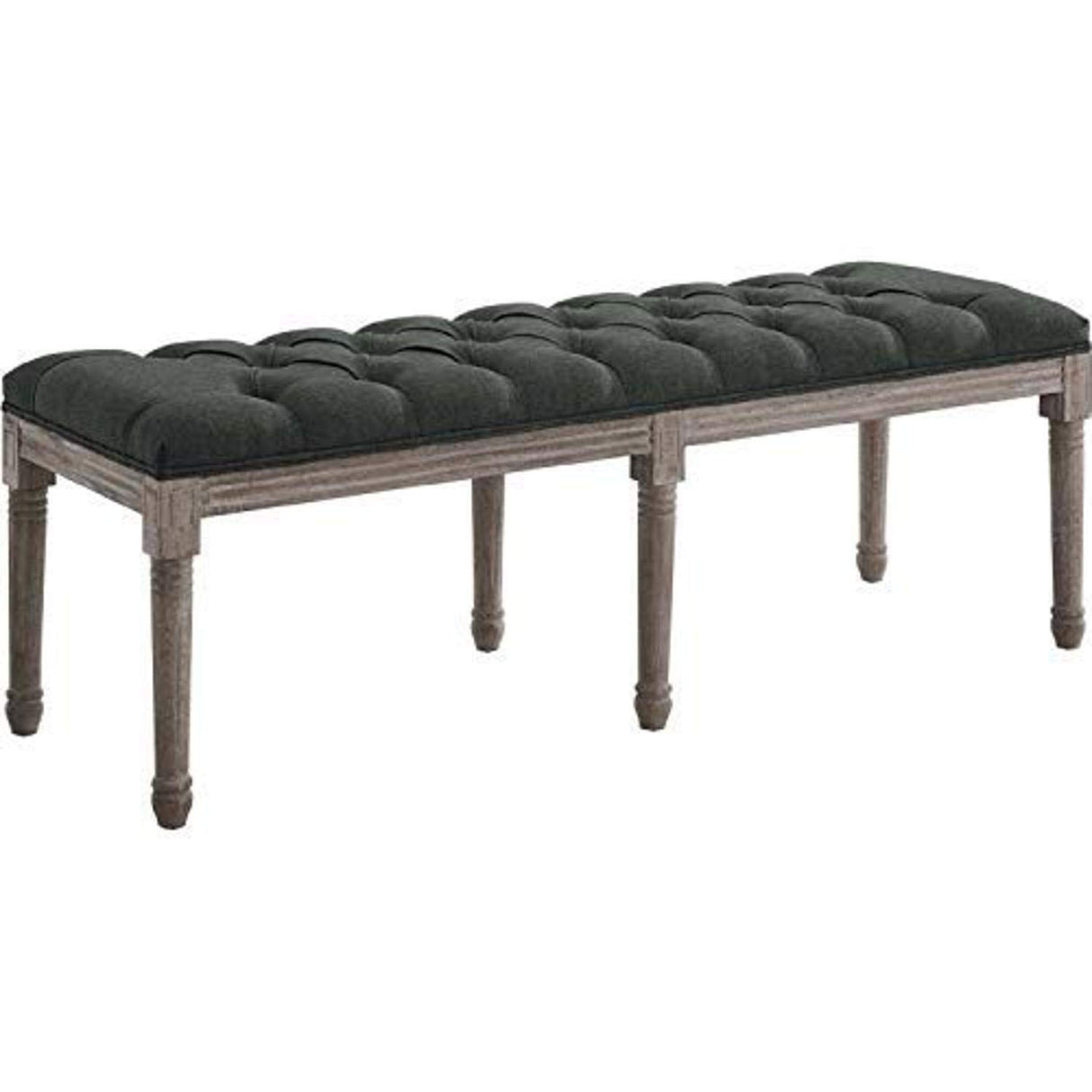 Province French Vintage Upholstered Entryway Bench