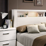 SR03CM7049WH-Q-4PC Bedroom Set, White