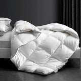 Goose Down Comforter, Medium Warmth All Season Duvet Insert, Ultra-Soft 750 Fill-Power Hotel Collection