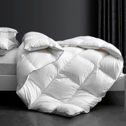 Goose Down Comforter, Medium Warmth All Season Duvet Insert, Ultra-Soft 750 Fill-Power Hotel Collection