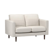 Revolve Modern Upholstered Loveseat Sofa, 56"W, Linen