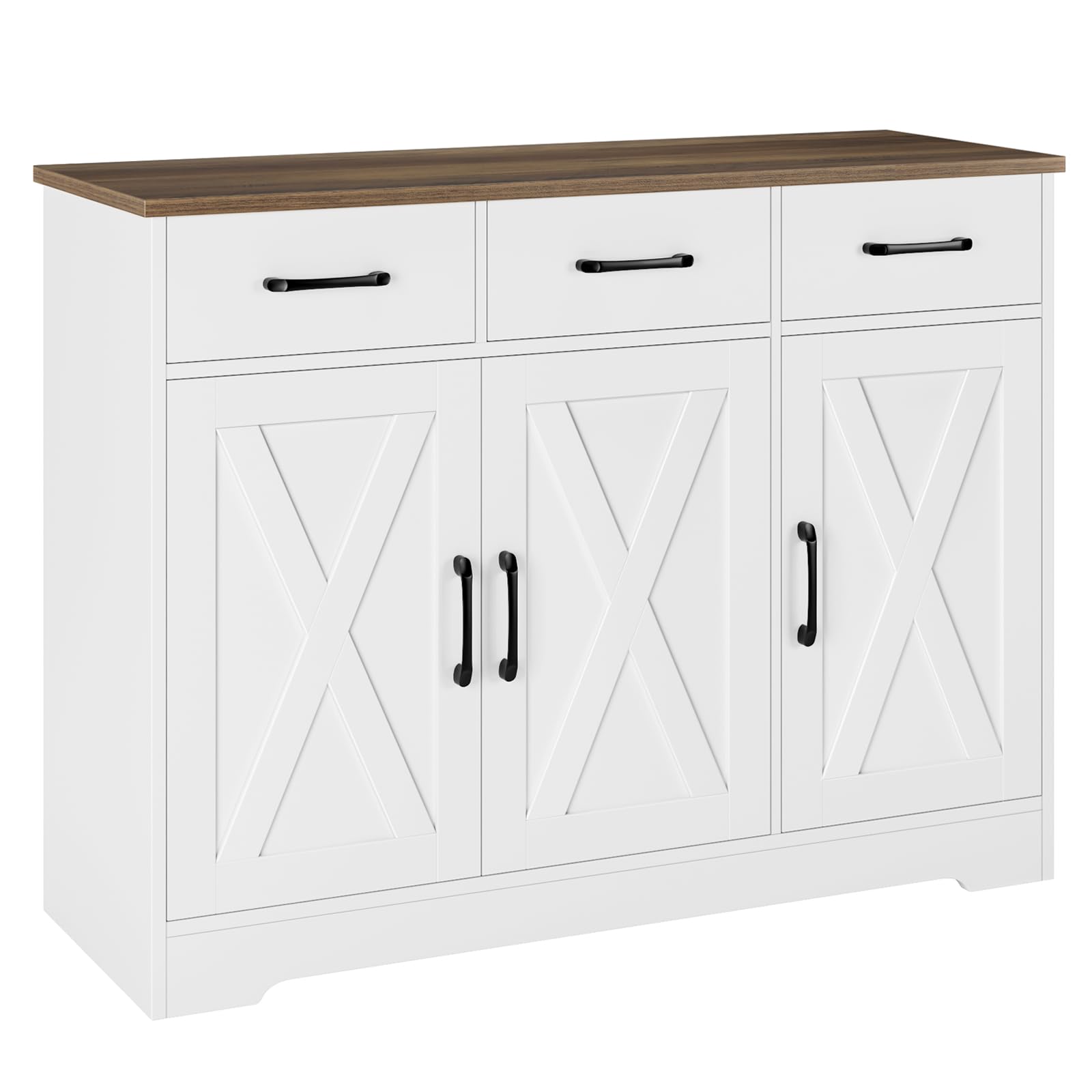 Modern Farmhouse Sideboard Buffet Cabinet