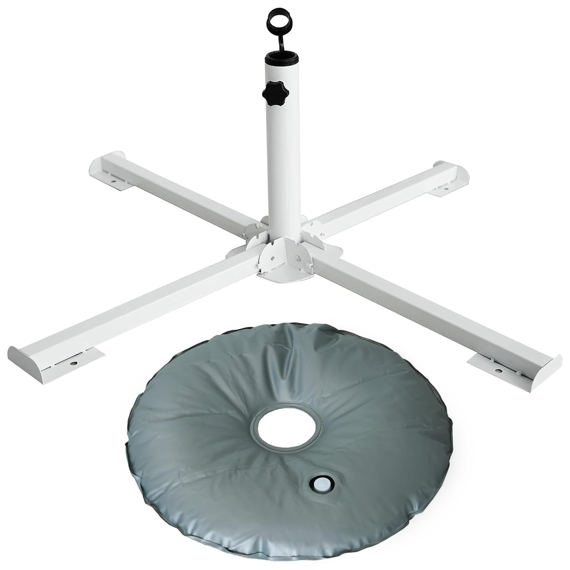 Foldable Portable Beach Umbrella Stand-Portable Patio Umbrella Base Holder