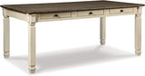 Tyler Creek Farmhouse Dining Table with Storage Drawers