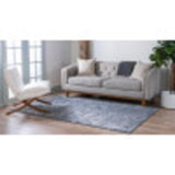 Portland Collection Area Rug - Albany (7' 10" x 10' Rectangle, Blue/ Gray)