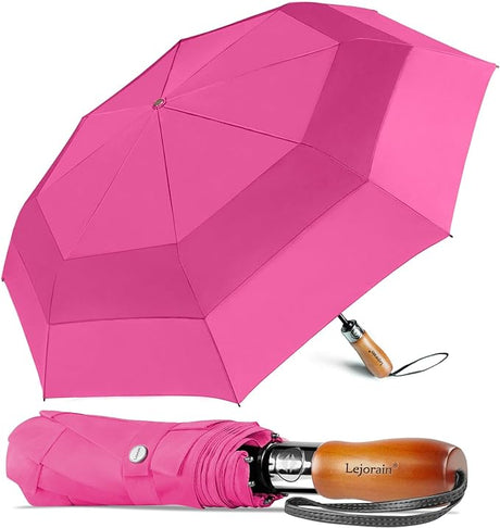 Large Compact Golf Umbrella - 54inch Oversized Auto Open Close Folding Golf Umbrella