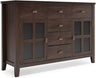 Artisan SOLID WOOD 60 Inch Wide Contemporary