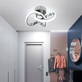 Hallway Light Acrylic Modern LED Ceiling Light Fixtures Cool White 6000K Close to Ceiling Lights for Bedroom