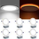 6 Pack 6 Inch 5CCT LED Recessed Lighting