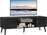 Mid-Century Modern TV Stand for 55 Inch TV