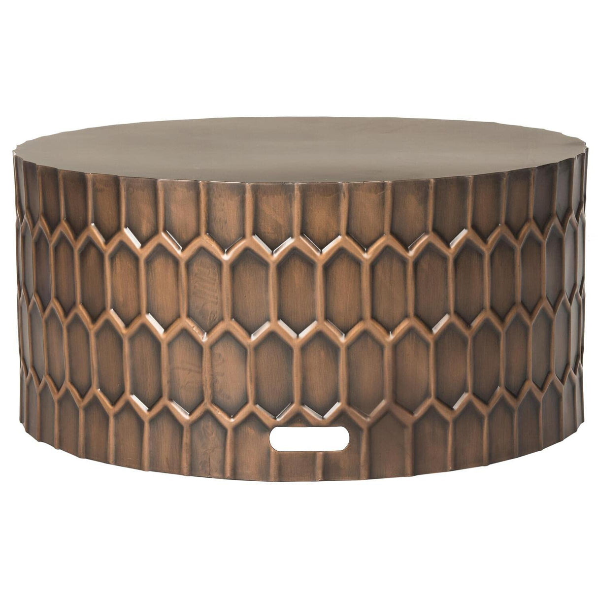 Home Collection Corey Antique Copper Coffee Table