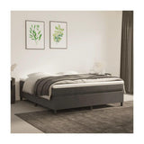 Bed Frame Dark Gray 72"X83.9" California King Velvet