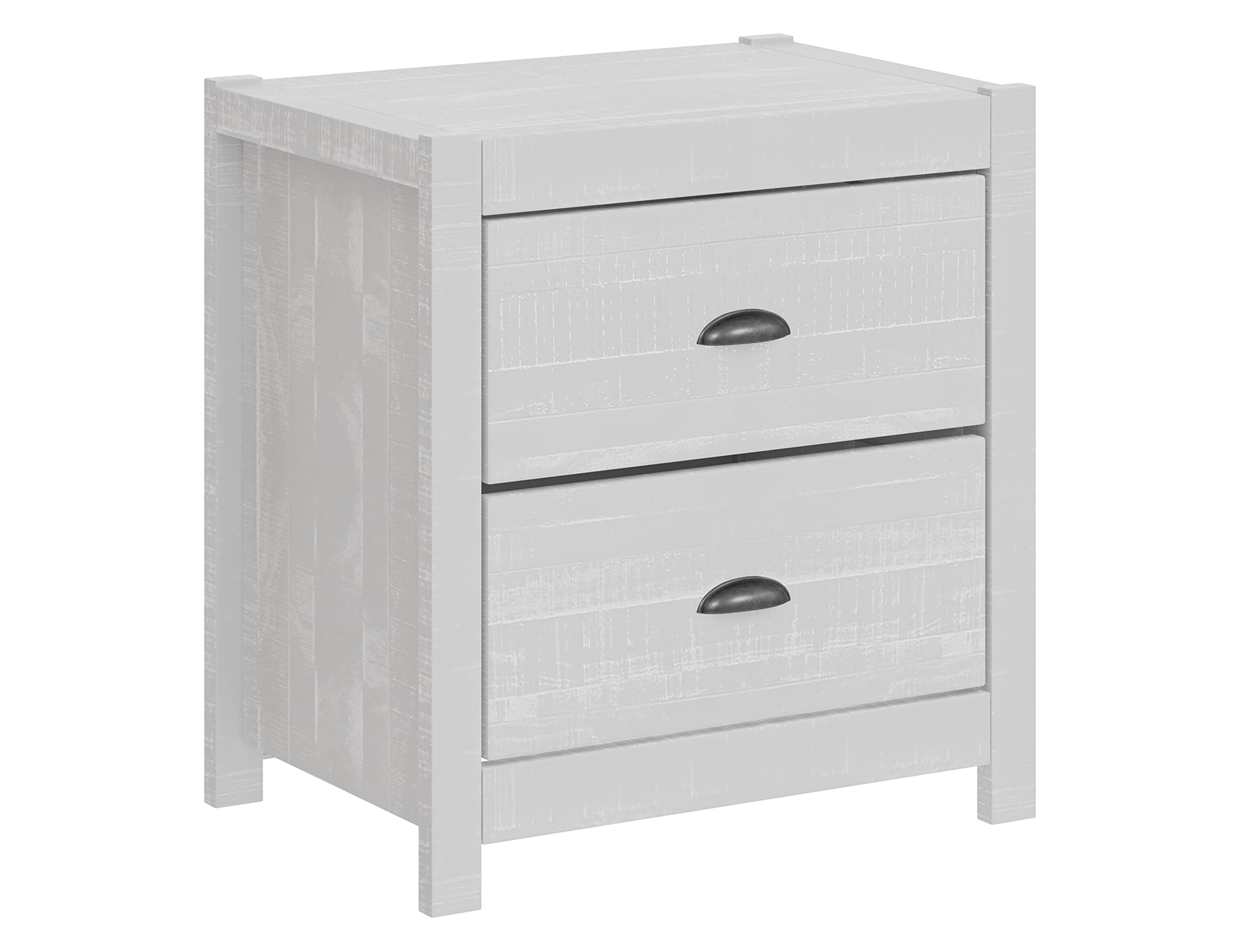 Nightstand Rustic Style Bedside Table Wood Frame End Table