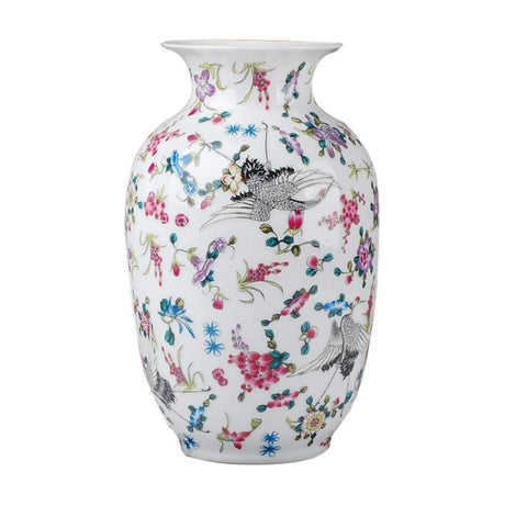 Vases for Decor Vase Ceramic Modern Flowers and Birds High-