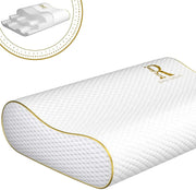 Memory Foam Pillow, Queen Neck Pain Relief, Contour Cervical Pillow