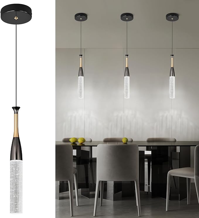 Kitchen Pendant Light Fixture Modern Pendant Light Mini Crystal Chandeliers Adjustable