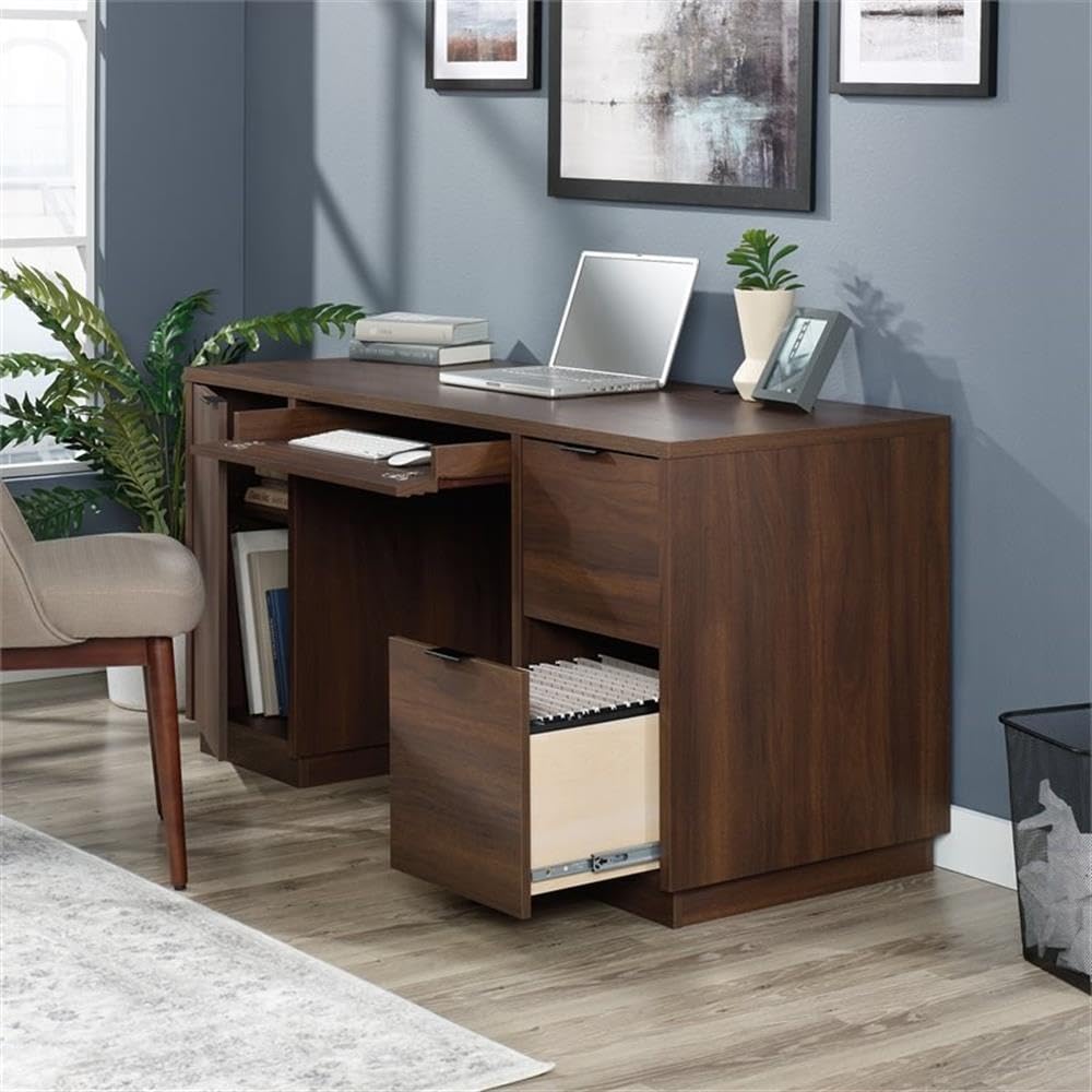 426918 Englewood Computer Desk, Spiced Mahogany