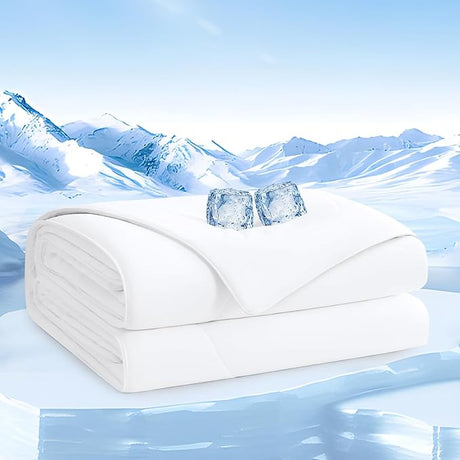 Quick Cooling Comforter King/Cali King, Summer Double-Sided Ice Blankets