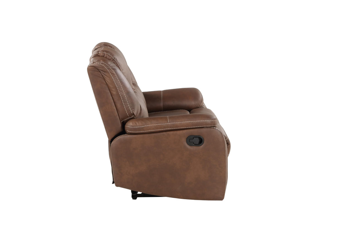 Katrine Brown Manual Loveseat