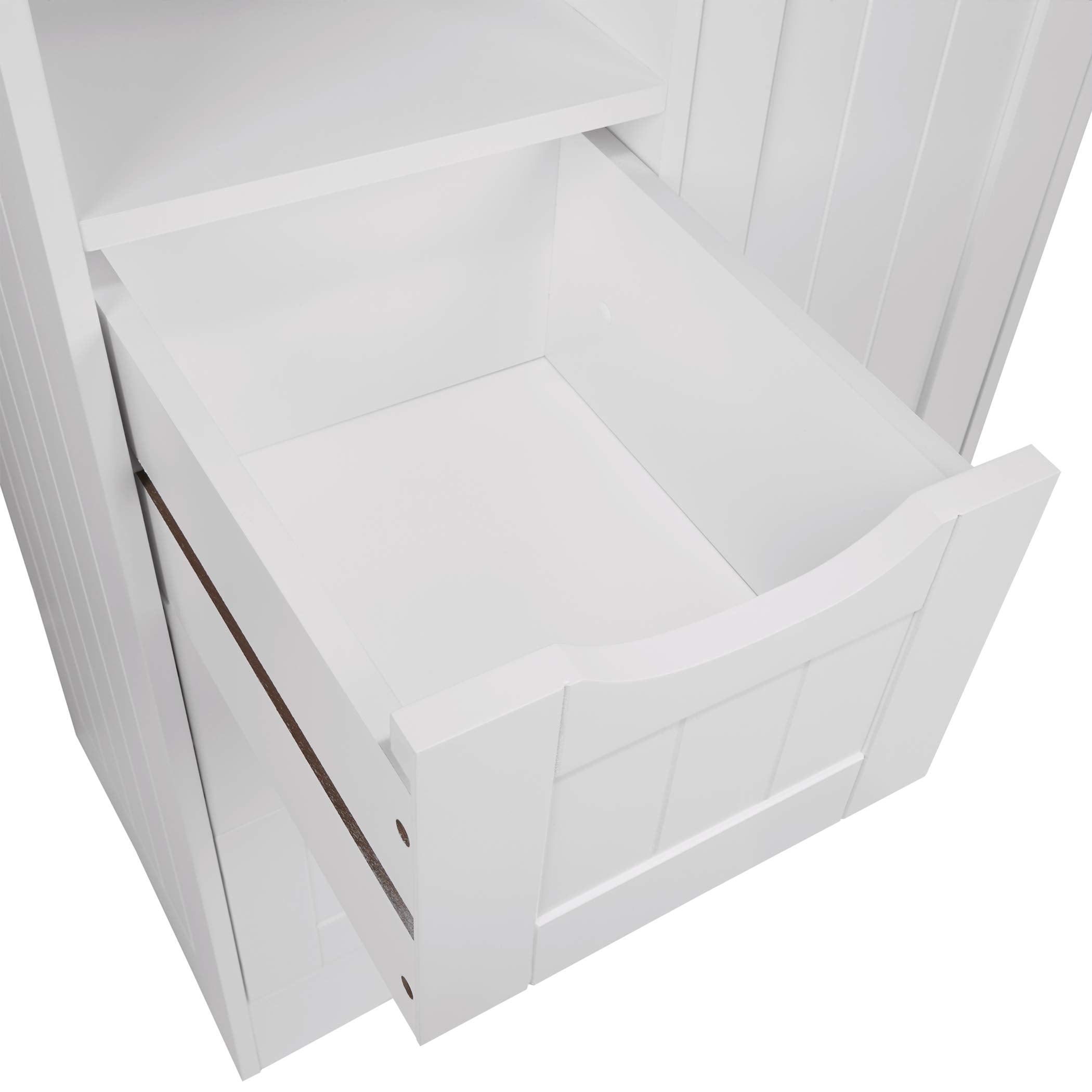 Ashland 1-Door, 3-Drawer Floor Cabinet, One Size, White