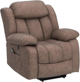 Lift Recliner Chair with Heat & Massage for Elderly, Overstuffed Lift Chairs with USB Port and Heavy Duty Reclining Mechanism(Taupe)