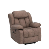 Lift Recliner Chair with Heat & Massage for Elderly, Overstuffed Lift Chairs with USB Port and Heavy Duty Reclining Mechanism(Taupe)