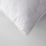 Feather Pillow Standard Queen Size Set of 2 Bed Pillows for Sleeping, Breathable 100% Down-Proof Cotton Cover, Soft Yet Fluffy for Back Stomach Side Sleeper Pillow Inserts(2 Pack,20X28)