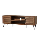 Mid Century Modern Wooden TV Stand Entertainment Center Console