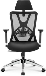 Ergonomic Office Chair - High Back Desk Chair with Adjustable Lumbar Support