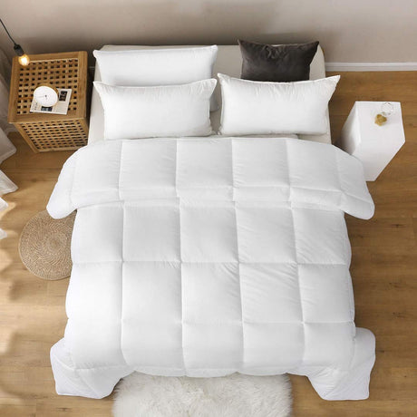 100% Cotton Cover Down Alternative Comforter King Size- Cloud Bed Comforter