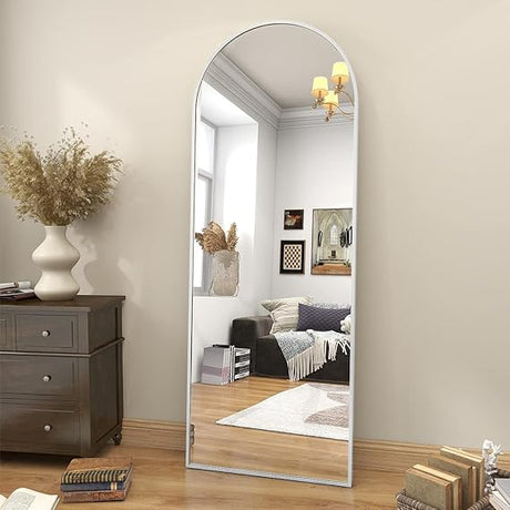 71"x26" Arch Full Length Mirror, Wall Mirror Floor Mirror with Stand Hanging or Leaning,