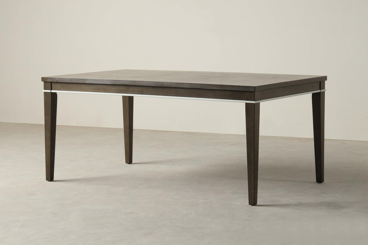 Aberll Wood Dining Table, Seat up to six, Gray