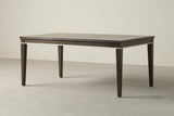 Aberll Wood Dining Table, Seat up to six, Gray