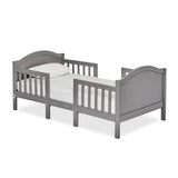 Dream On Me Portland 3 In 1 Convertible Toddler Bed in Steel Grey