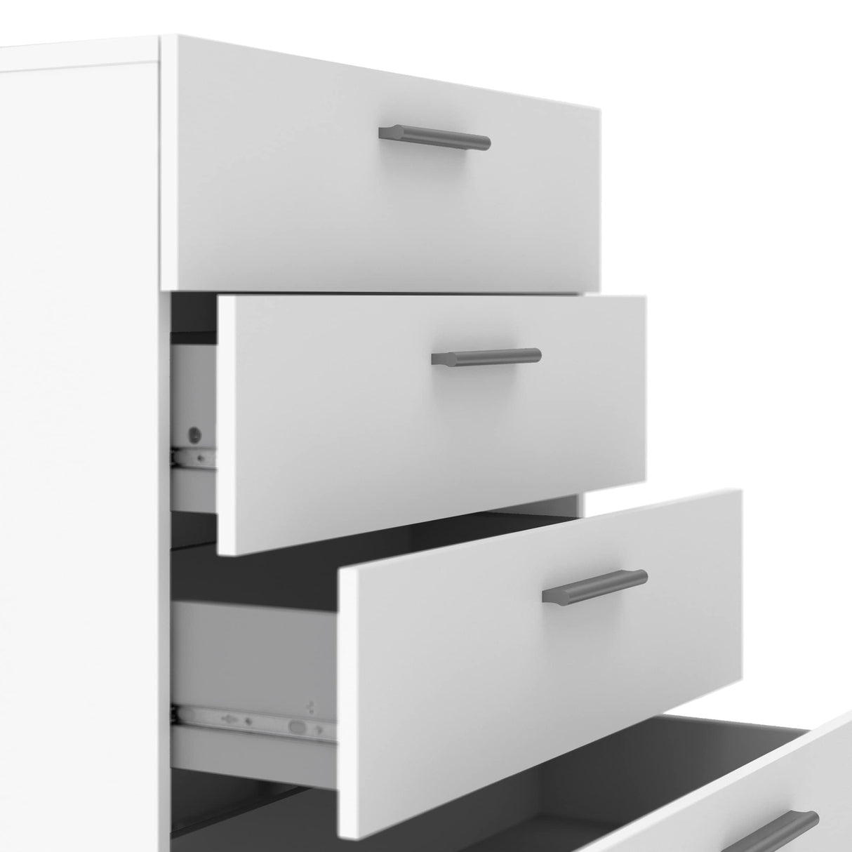 Austin 4 Drawer Chest, White