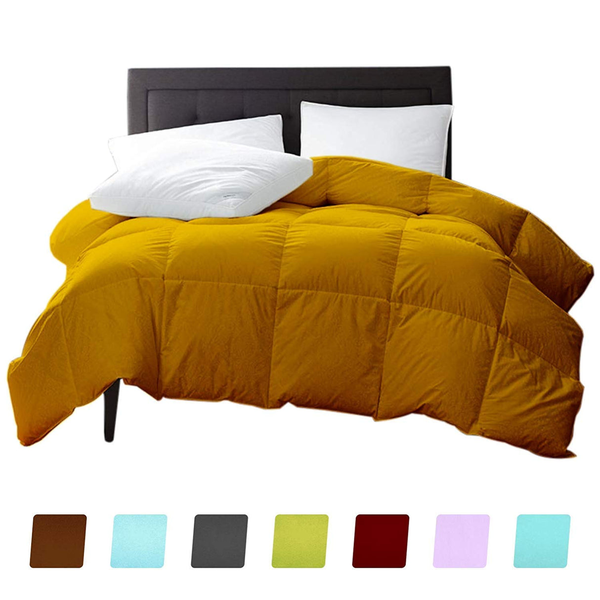500 GSM Premium Quality Comforter, Quilted with Corner Tabs - Protected