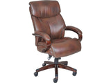 Bradley Bonded Leather Executive Office Chair - Mahogany