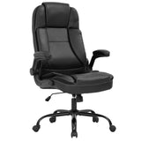 Office Chair Ergonomic Desk Chair PU Leather Computer Chair with Lumbar Support