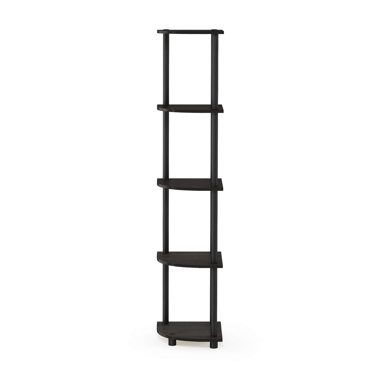 Turn-N-Tube 5 Tier Corner Display Rack Multipurpose Shelving Unit, 1-Pack