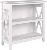 Key West 2-Shelf 30-inch H Small Bookcase, Pure White Oak (KWB124WT-03)