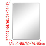 Wall-Mounted Frameless Mirror Vanity Makeup Mirror Bathroom Mirror,Scratch-Resistant and Wear-resistantSmooth and Does Not Hurt Hands,