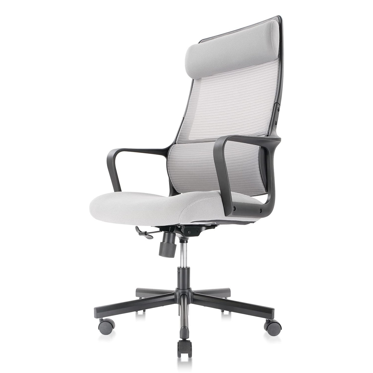 High Back Office Chair Modern Home Swivel Computer Task Chair with Armrests Padded