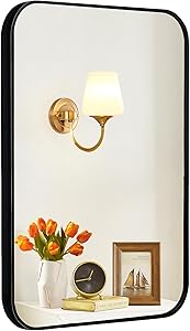 Bathroom Mirror - for Wall Over Sink Wall-Mounted Vanity Small Mirrors