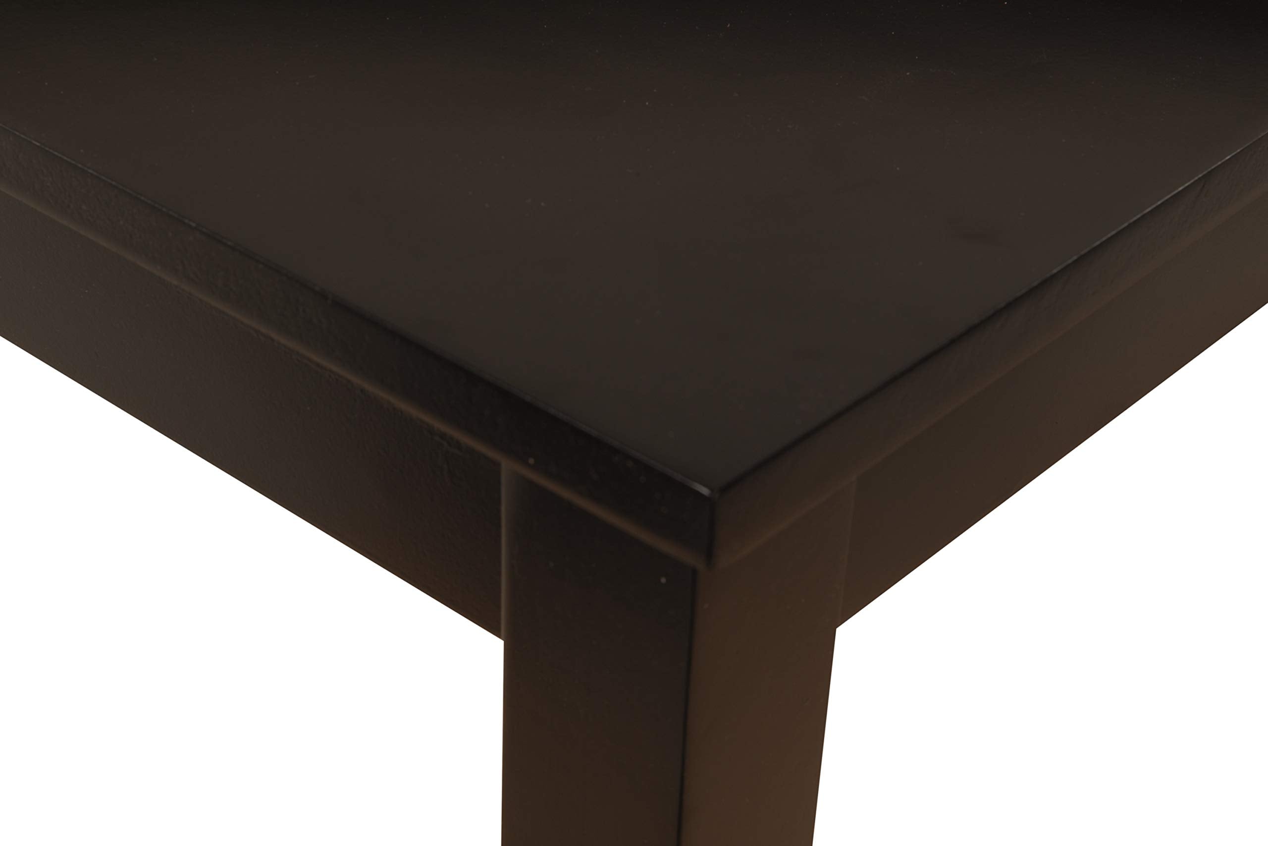 Kimonte Rectangular Dining Table - Contemporary Black Wood