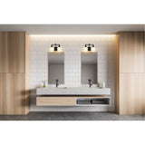 2 Light Vanity 733-2V-MB, Black