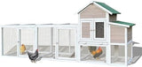 122''Chicken Coop with Nest Box - Poultry Cage