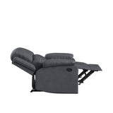 Relax A Lounger Drew Recliner, Standard, Steel Grey